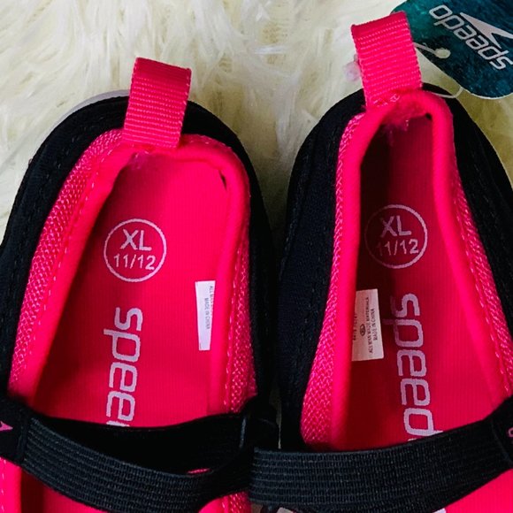 Speedo Kids Girls Water Shoes Mary Jane 11/12 NWT - Picture 3 of 3